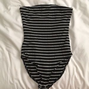 Tube top bodysuit